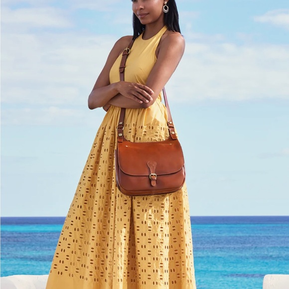 Patricia Nash Handbags - Patricia Nash London Heritage leather Crossbody Bag Purse w COA